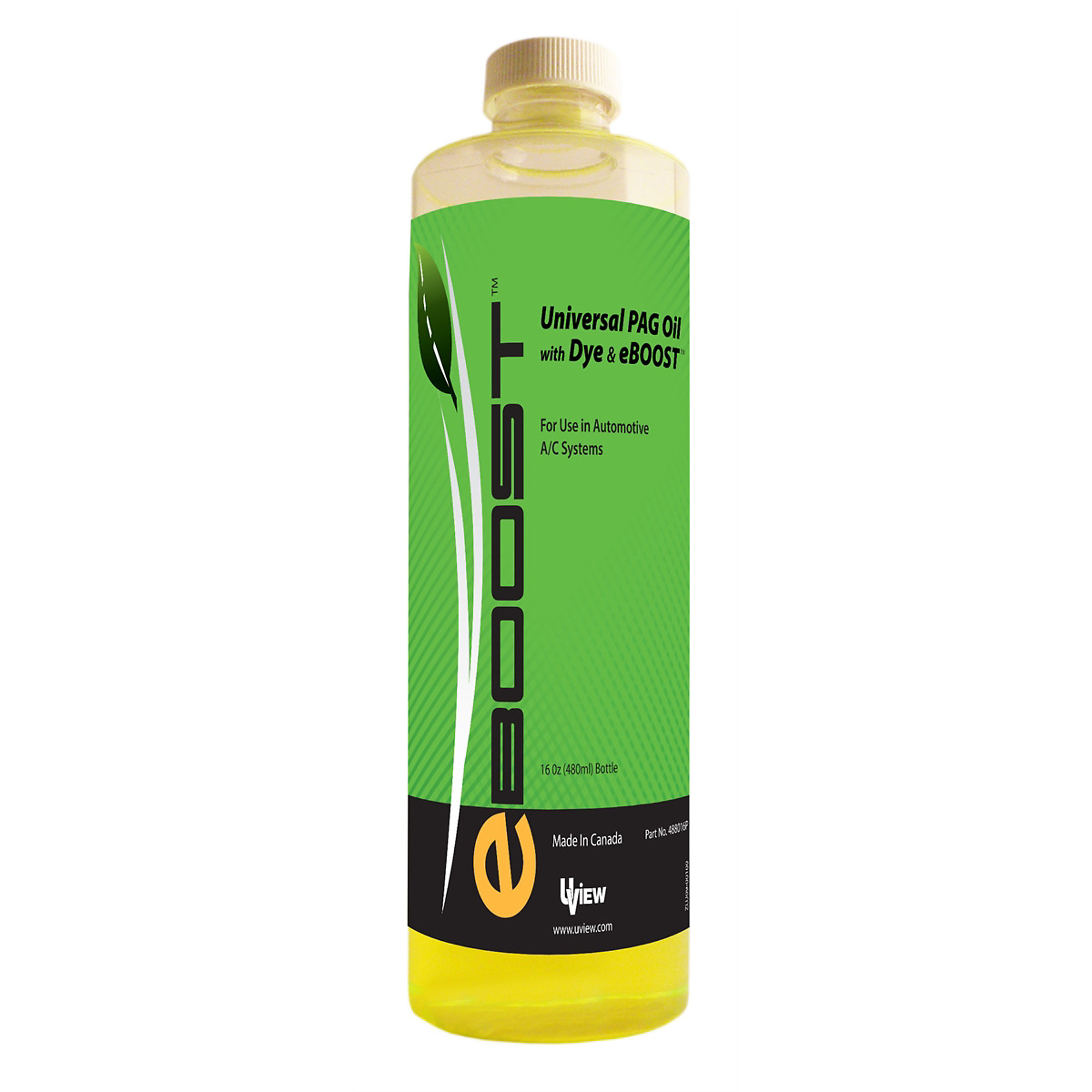 UView Universal PAG Oil with Dye and EBOOST, Model# UVU488016P